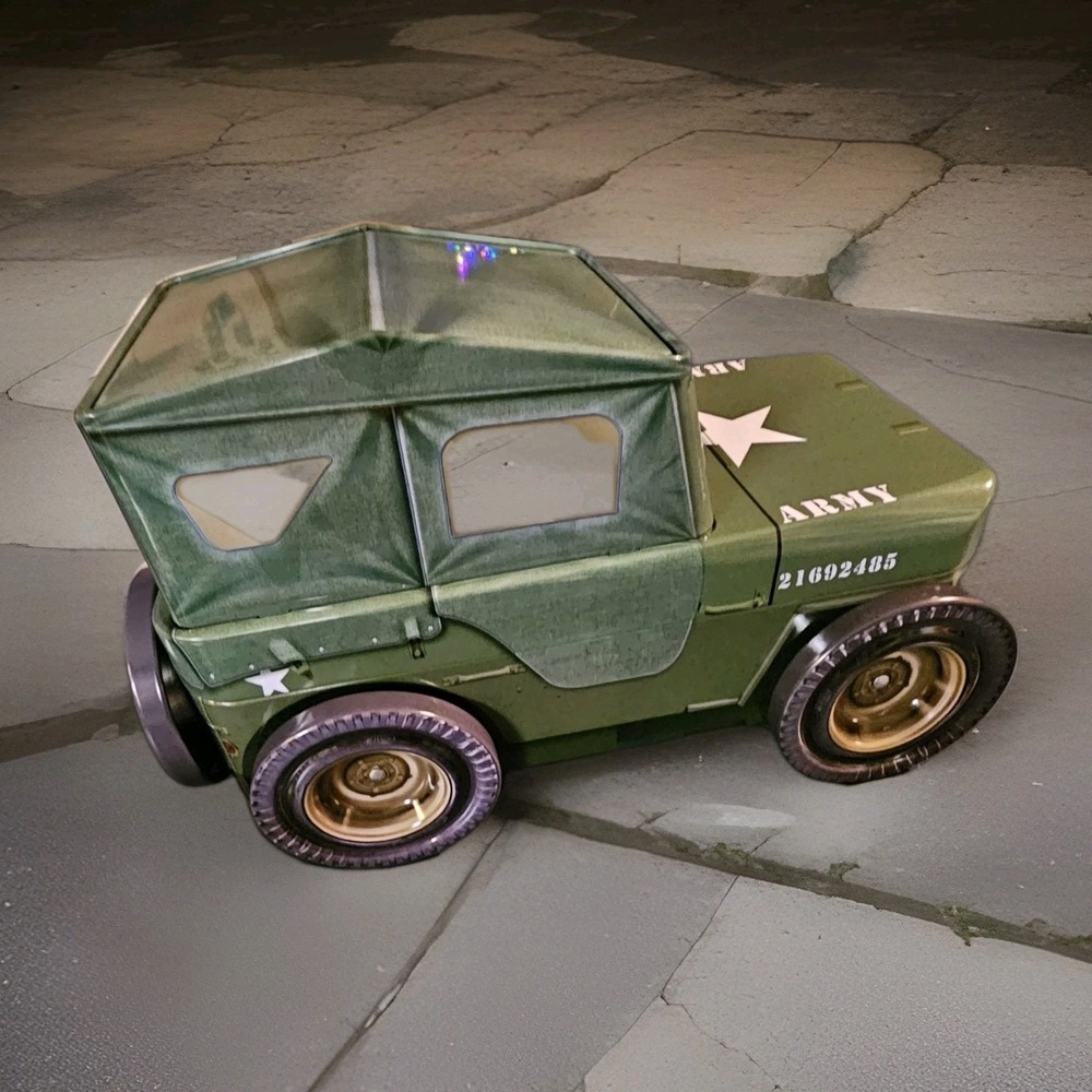 Willys Jeep 1941 MB Army Tin Box Storage Decor and Puzzle EuroGraphics 2021